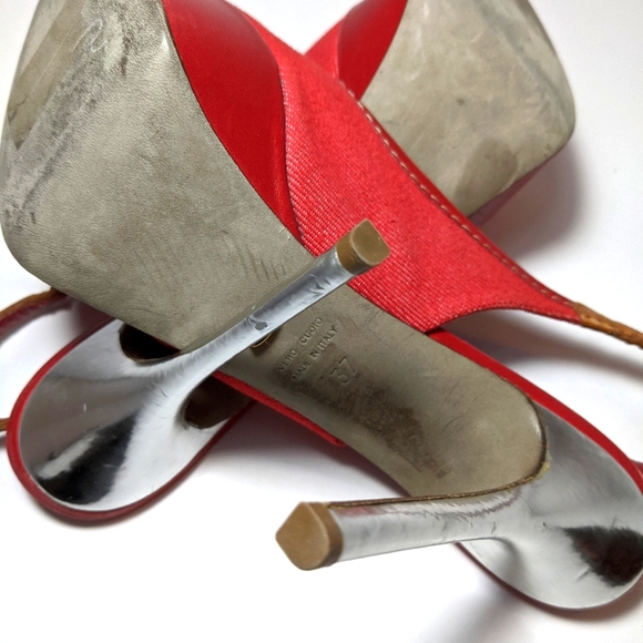 Sergio Rossi platform heels. Women's size 6.5 - Picture 10 of 11